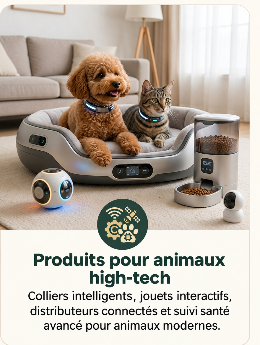 Produits pour animaux high-tech