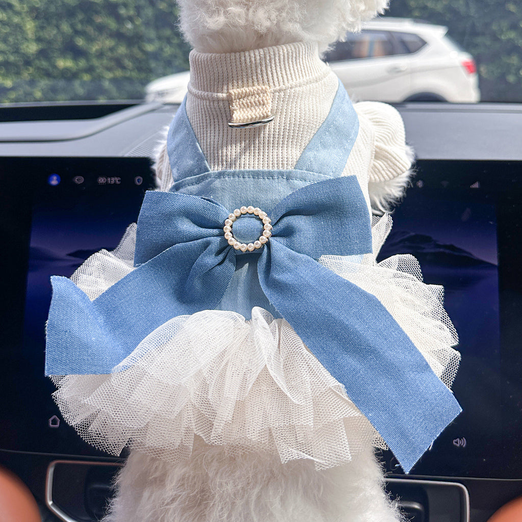 Pet Denim Skirt | Cute Summer Dress for Small Dogs & Cats