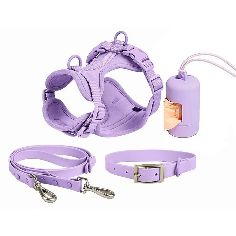 Dog Harness 4-Piece Set | Waterproof PVC Vest, Leash, Collar & Clip – product image 45 | Pawnests