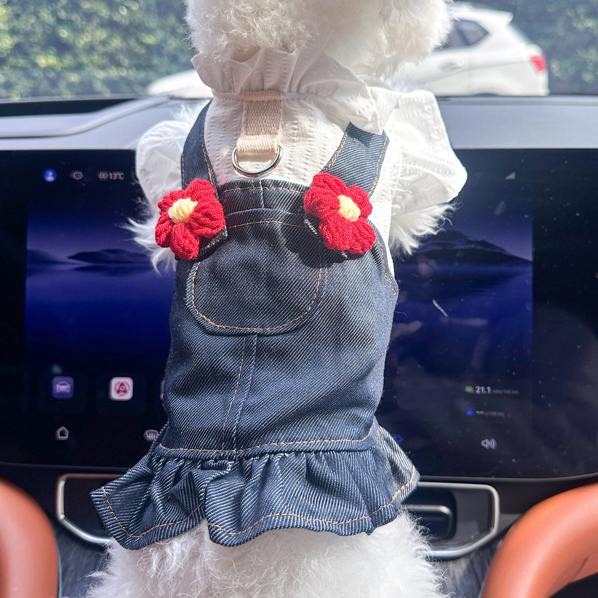 Pet Denim Skirt | Cute Summer Dress for Small Dogs & Cats