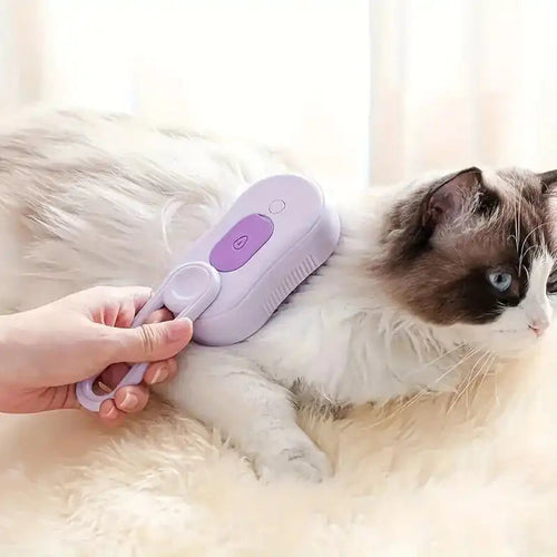 AeroBrush | 3-in-1 Foldable Steam Pet Brush Pawnests
