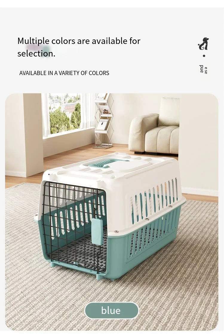 Pet airline crate cat space box portable cage outings dog shipping box Pawnests