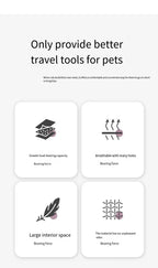 Pet airline crate cat space box portable cage outings dog shipping box Pawnests