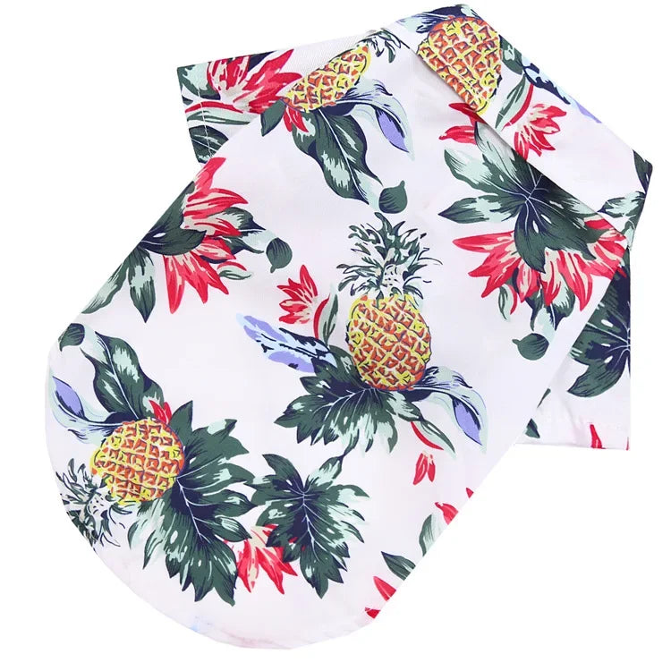Hawaiian Beach Dog and Cat Shirt – Breezy summer style Pawnests