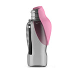 Dog water bottle color options lineup — Pawnests