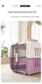 Pet airline crate cat space box portable cage outings dog shipping box Pawnests