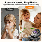 CM208 15kPa suction power extracting allergens from mattress — Pawnests