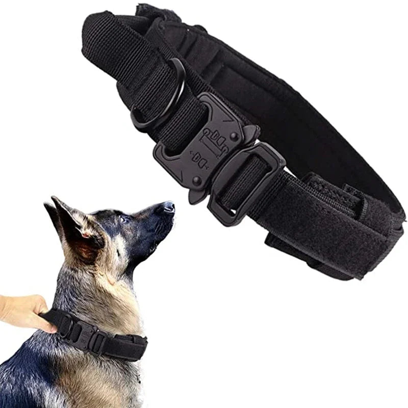 High quality Heavy-Duty Tactical Dog Collar & Leash S Pawnests