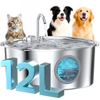 12L Stainless Steel Pet Fountain Pawnests