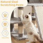 FOOWIN 68" Multi-Level Cat Tree Tower Pawnests