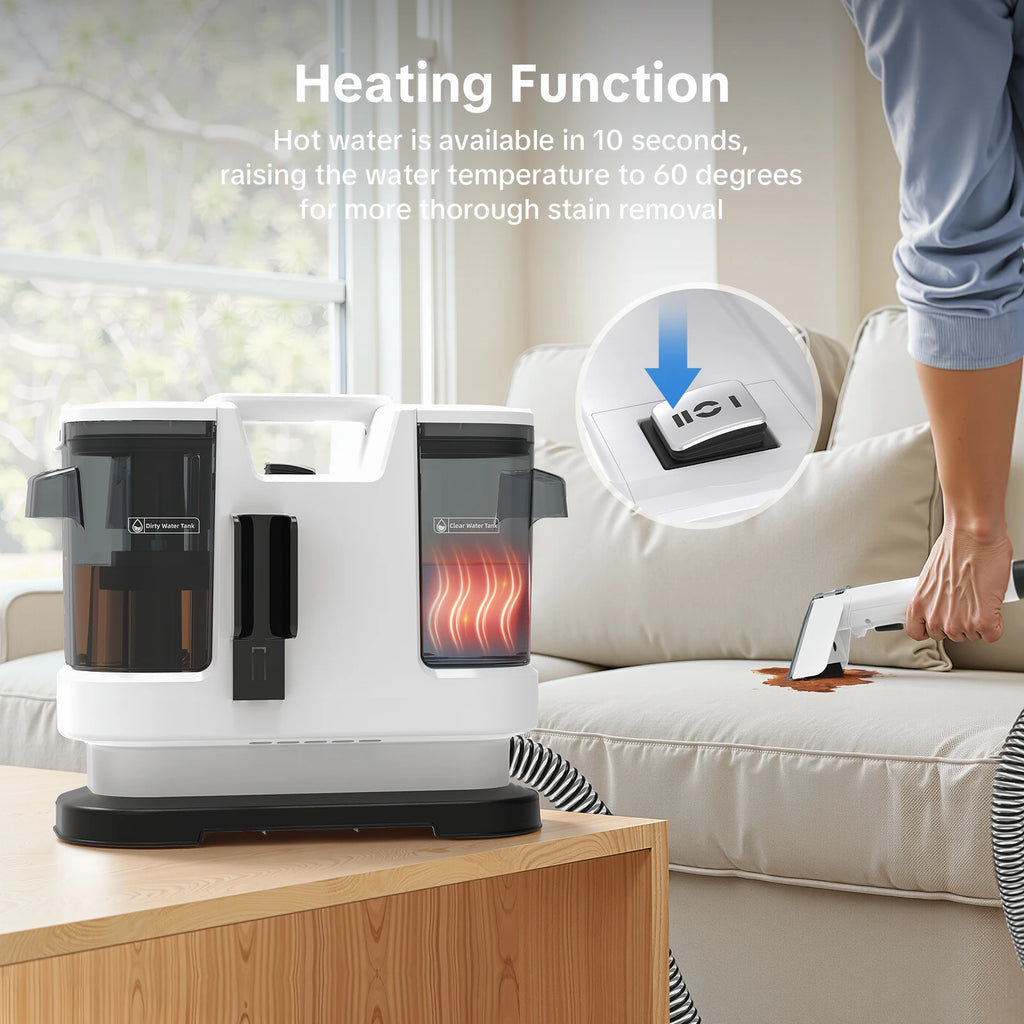 Lubluelu V8 cleaning carpet with hot water extraction — EU warehouse fast shipping — Pawnests
