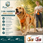 Set de Arnés y Correa Extensible Antiescapes para Perros
