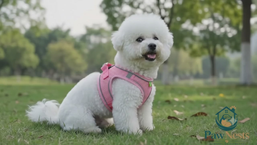 Arnés y Correa para Perros | Conjunto Reflectante de Nylon para Paseo de Perros y Gatos