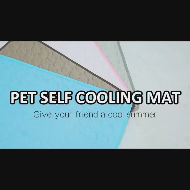 Dog Cooling Mat | Ice Silk Self-Cooling Pad for Dogs & Cats