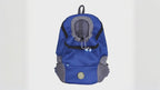 Mochila de viaje para mascotas con malla frontal plegable